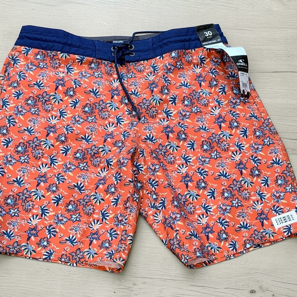 O'Neill Men's 30 Cruzer 19" Above The Knee Boardshorts Beach Surfer Swim NWT